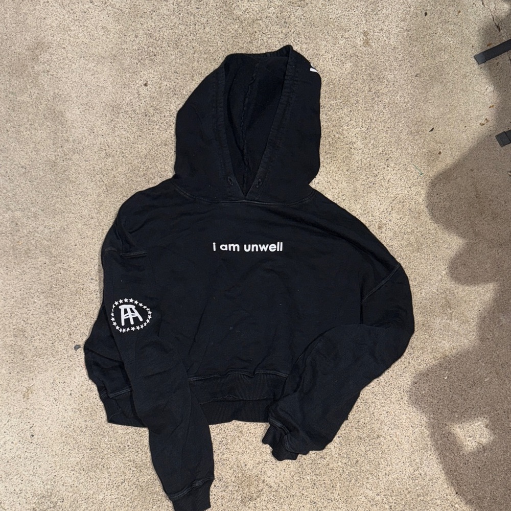 Barstool Chicks Made in USA I am unwell Cropped Hoodie